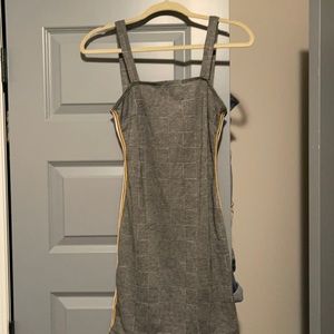 Plaid Mini Bodycon dress